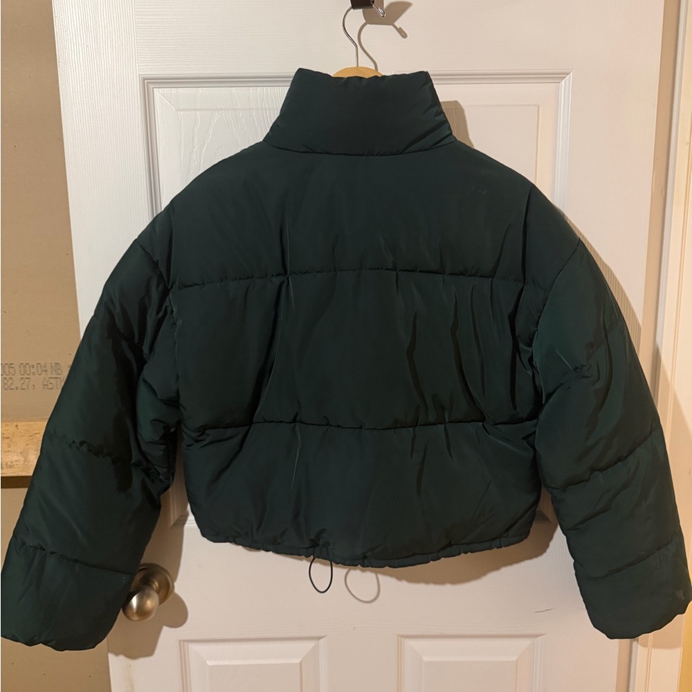 Divided Deep Green Puffer Jacket - Picture 2 of 3
